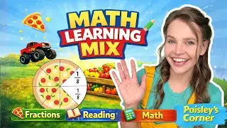 Math for Kids Learning Mix | Fractions, Math, & Reading with Silly Miss Lily | Fun Videos for Kids