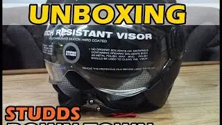 STUDDS Downtown Helmet (Black) UNBOXING & OVERVIEW 2016