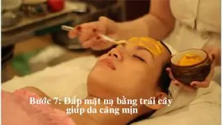 C&aacute;c bước chăm s&oacute;c da mặt bằng tr&aacute;i c&acirc;y tại Kiwi Beauty & Spa