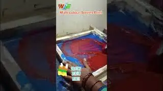 #multi colour Screen Print #Customised dual colour Screen print #Customised multicolour printing