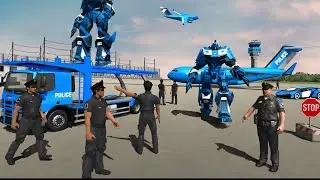 Police Robot Car Transporter #1 - Police Robot Game | IOS/Android Gameplay