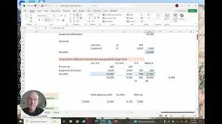 Consolidation Walkthrough Part 1 Data and calculations