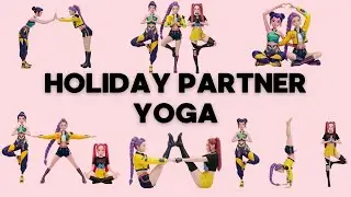 Holiday Partner Yoga Challenge! 🎄 Can We Do It?