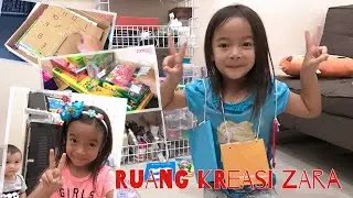 Ini dia Kamar Kreasi yang membuat Zara semangat Belajar dan Kreatif | Ruang Anak