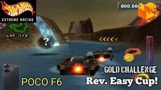 Hotwheels Extreme Racing! (Duckstation - PS1) - Rev. Easy Cup Gold Challenge. #emulator #game