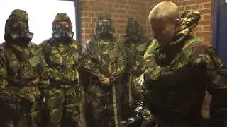 British Army Basic Training gas exposure!