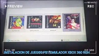 juegos emulador ps1 para Xbox 360 RGH