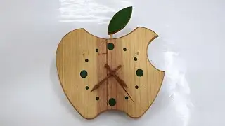 Great woodworking ideas - Design a desk clock from recycled wooden crates