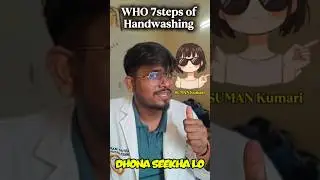 WHO Handwashing steps..Ab nhi bhul gaaoge #viral #india #doctor #aiims #growth...... #indiangrowth