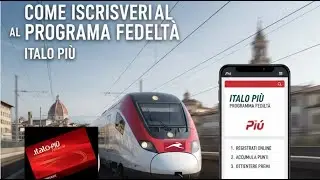 Iscriversi ad Italo Treno pi&ugrave; programma fedelt&agrave; 