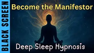Sleep Hypnosis for Deep Manifestation & Healing | Reprogram Your Mind While You Sleep [BLACK SCREEN]