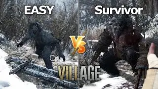 Resident Evil 8 Village - EASY vs. Village of Shadows Difficulty