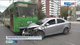 На перекрестке улиц Фурманова и 8 марта произошло массовое ДТП