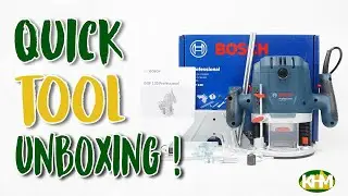 Quick Unboxing Bosch GOF 130 Plunge Router 1/4 1300W