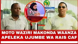 WAZIRI MAKONDA APELEKA UJUMBE WA RAIS SAMIA KWA RAIS WA CAF MOTSEPE KWA AJILI YA AFCON
