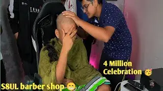 Scout 4 million celebration 🎉 S8UL barber shop😁😉 ❤️