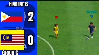 Highlights Philippines 2-0 Malaysia VL World Cup PLS 26 khu vực Ch&acirc;u &Aacute; Group C #proleaguesoccer 