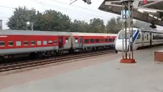 Agra cantt to udaipur vande Bharat departure Sawai Madhopur junction 