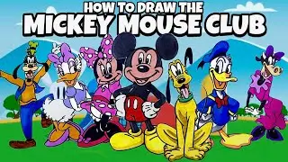 How to Draw the Mickey Mouse Club | Easy Disney Art Lessons for Kids & Beginners