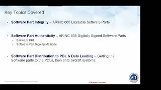 ARINC615A Webinar - Secure Handling of FLS