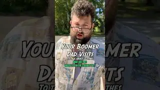 Your Boomer Dad Visits to talk about clothes #comedy