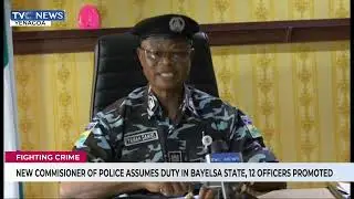 New Commisioner Of Police Assumes Duty In Bayelsa State, 12 Officers Promoted