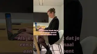 Een gezonde rug begint bij een goede werkhouding. 💺 Zorg voor jezelf en werk ergonomisch