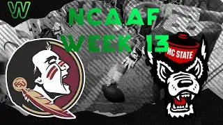 NCAAF Week 13 Picks | Florida State Seminoles vs NC State Wolfpack 11/21 | 1st and Goal