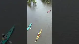Kayaking with the drone, always great!
