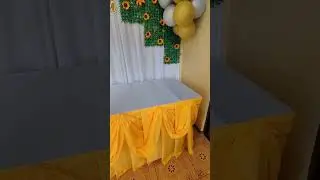 Gold and Silver Themed Birthday Decoration Ideas #shorts