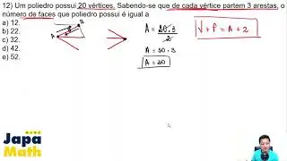 Prova Resolvida EsPCEx (2020 - 2021) - Geometria Espacial