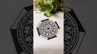Geometric Mandala | Mandala Tutorial step #creativeart #creativemandala #mandaladrawing #mandala
