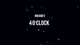 BTS RM & V 4 o&rsquo;clock (piano version) 1 hour