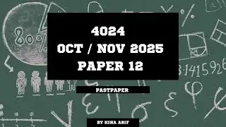 4024 /12 / o / n / 25  ( O LEVEL MATHEMATICS SYLLABUS  D PAPER 1 ) STEP-BY-STEP  SOLUTION. 