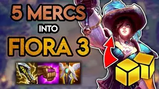 5 MERCENARY MIDGAME TO NEEKO A FIORA 3!! SOCIALITE CRIT CARRY FIORA! - Set 6 TFT