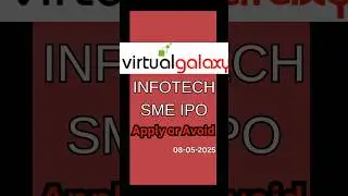 Virtual Galaxy SME IPO Review #shorts #ipo