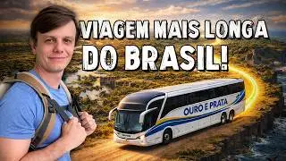 Como é a viagem de ônibus mais longa do Brasil? de Porto Alegre até Santarém