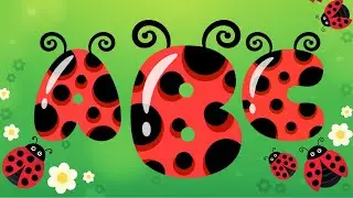 🪲🎶 Alphabet Song with Cute Ladybugs! | Learn ABCs with Fun and Colourful Bugs for Kids 🎶🪲
