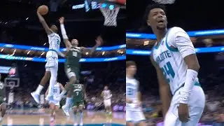 Brandon Miller calls Kyle Kuzma a dumb a*s b*tch after dunking on him 😂