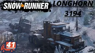 SnowRunner How To Rescue  The LONGHORN 3194 WHITE VALLY ALASKA PART 41 ( XBOX ONE X )