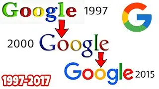 Google Logo Evolution 1997 to 2017