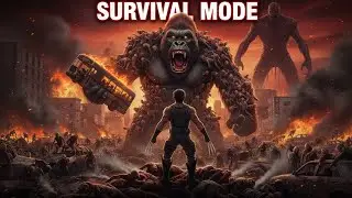 UNDEAD CITY: King Kong & Wolverine vs Zombie Apocalypse (The Real Power Emerges) | 4K #ai #shortfilm