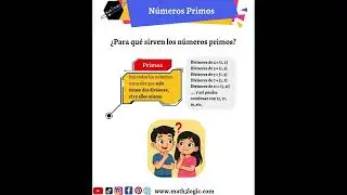 🤔¿Para qué sirven los NÚMEROS PRIMOS❓#math3logic