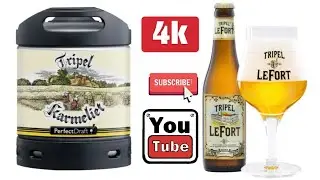 PerfectDraft Pro Philips black Tripel Karmeliet 8.0% ABV VS Tripel Le Fort 8.8% ABV Beer Champagne