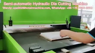 EPE XPE EVA Semi Automatic Die Cutting Machine | Hydrualic Cutting Machine | Punch Press Machine