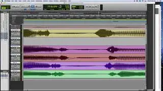 Pro Tools Editing Vocal Timing Using Clip Gain Line and Hard Edits