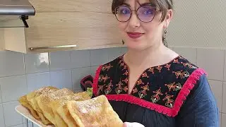 Msemen frit &agrave; la po&ecirc;le ! Un vrai d&eacute;lice ! Ne ratez surtout pas cette recette !