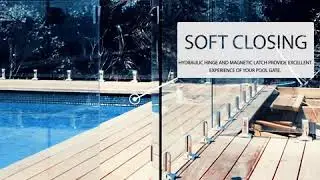soft closing pool gate