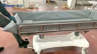BD111E Hydraulic Stretcher Trolley 70-100cm Height Adjustable Patient Medical Hospital Shower Bed