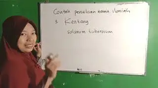 TATA PENULISAN NAMA ILMIAH